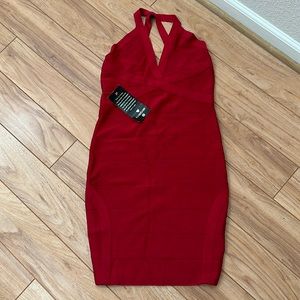 Bebe Red Dress ~ New ~